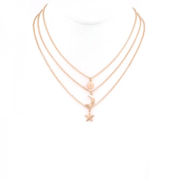 Layered Star Necklace Set